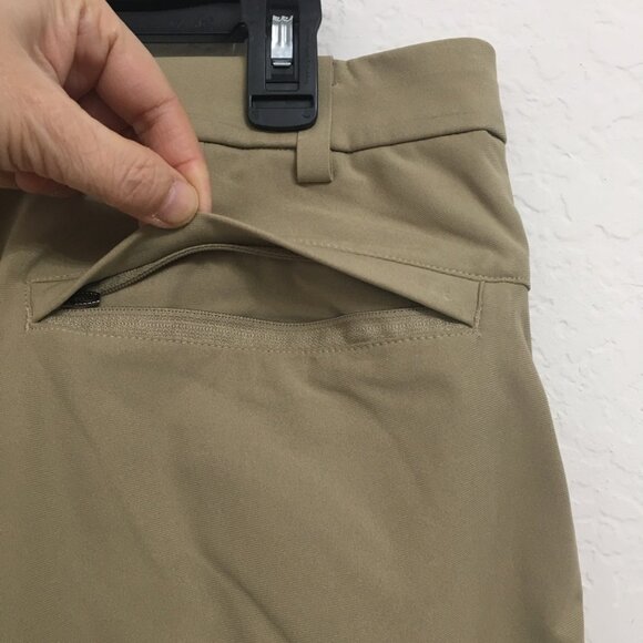 Lululemon Commission Pant Classic Mens Size 34 x 28 Stretch 5 Pockets Beige - Picture 12 of 15